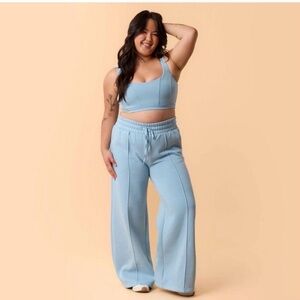 NWT! Target X Blogilates Women's Travel Trouser High-Rise Wide Leg Sweatpants 2X